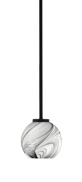 Toltec Lighting - 6201-MB-4109 - One Light Mini Pendant - Sandia - Matte Black