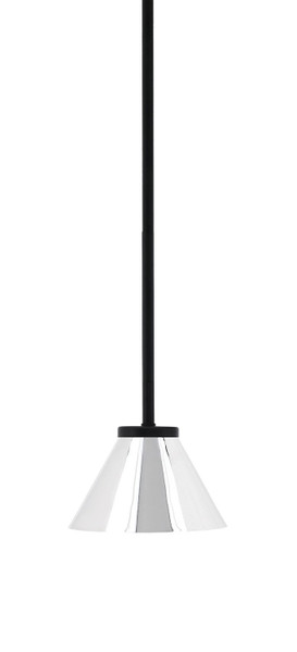 Toltec Lighting - 6201-MB-421-CH - One Light Mini Pendant - Sandia - Matte Black