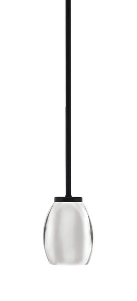 Toltec Lighting - 6201-MB-426-CH - One Light Mini Pendant - Sandia - Matte Black