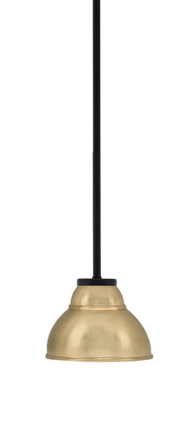 Toltec Lighting - 6201-MB-427-NAB - One Light Mini Pendant - Sandia - Matte Black
