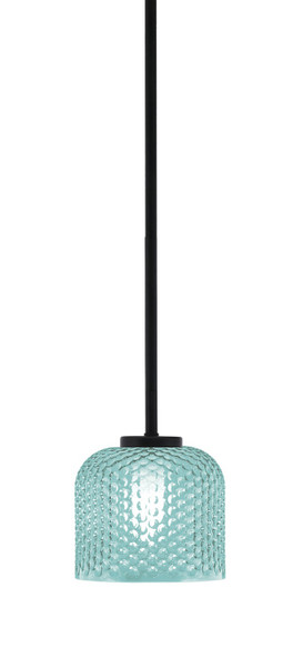 Toltec Lighting - 6201-MB-4615 - One Light Mini Pendant - Sandia - Matte Black