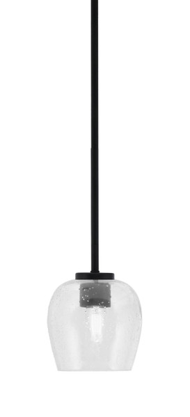 Toltec Lighting - 6201-MB-4810 - One Light Mini Pendant - Sandia - Matte Black