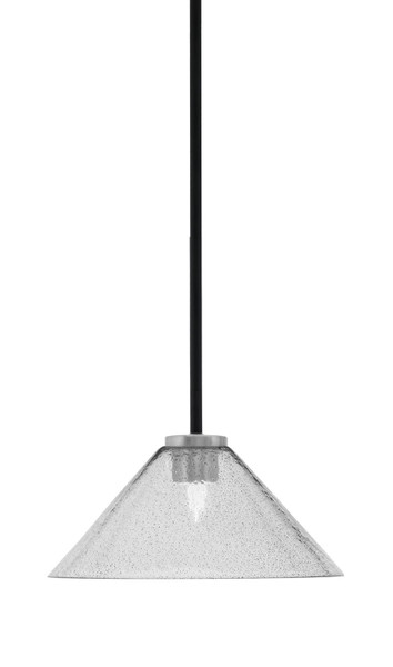 Toltec Lighting - 6201-MBGP-2122 - One Light Mini Pendant - Sandia - Matte Black & Graphite