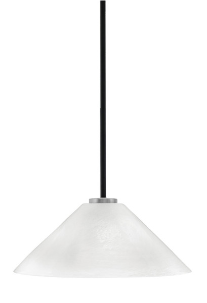 Toltec Lighting - 6201-MBGP-2161 - One Light Pendant - Sandia - Matte Black & Graphite