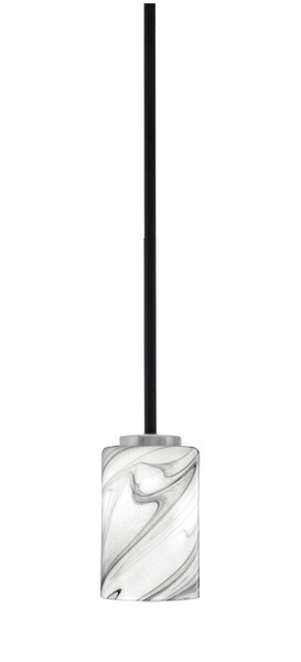 Toltec Lighting - 6201-MBGP-3009 - One Light Mini Pendant - Sandia - Matte Black & Graphite