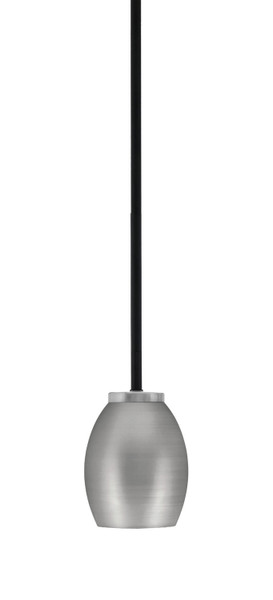 Toltec Lighting - 6201-MBGP-426-GP - One Light Mini Pendant - Sandia - Matte Black & Graphite