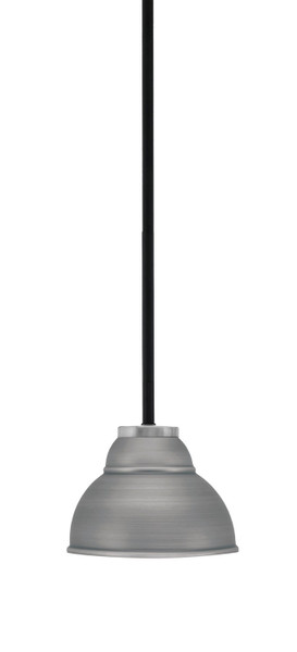 Toltec Lighting - 6201-MBGP-427-GP - One Light Mini Pendant - Sandia - Matte Black & Graphite