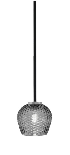 Toltec Lighting - 6201-MBGP-4602 - One Light Mini Pendant - Sandia - Matte Black & Graphite