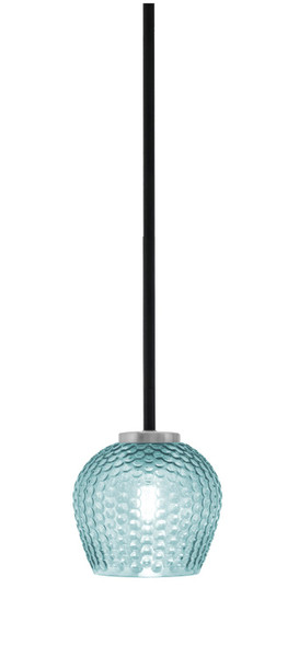 Toltec Lighting - 6201-MBGP-4605 - One Light Mini Pendant - Sandia - Matte Black & Graphite