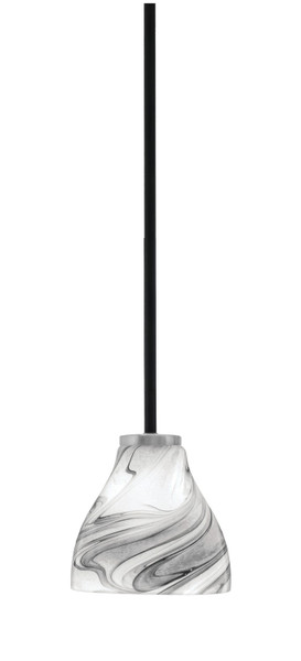 Toltec Lighting - 6201-MBGP-4769 - One Light Mini Pendant - Sandia - Matte Black & Graphite