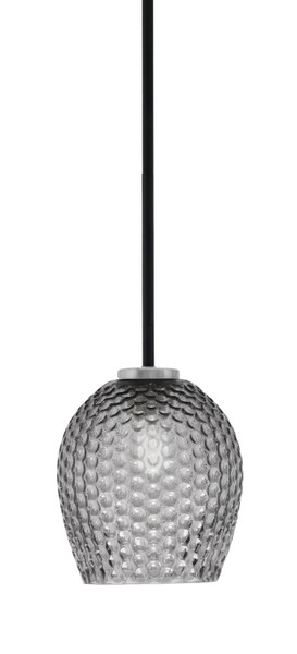 Toltec Lighting - 6201-MBGP-4902 - One Light Mini Pendant - Sandia - Matte Black & Graphite