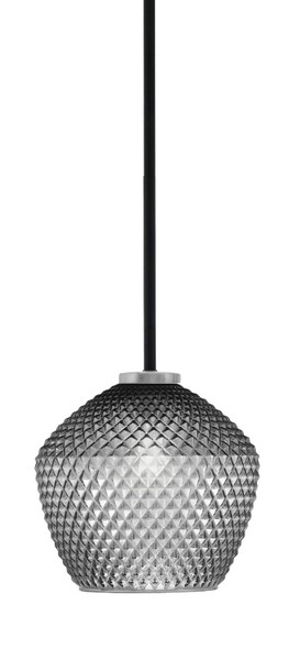 Toltec Lighting - 6201-MBGP-4922 - One Light Mini Pendant - Sandia - Matte Black & Graphite