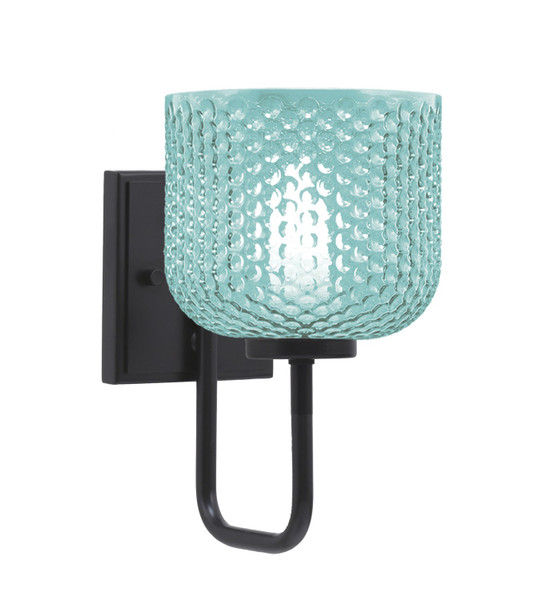 Toltec Lighting - 6221-MB-4615 - One Light Wall Sconce - Sandia - Matte Black