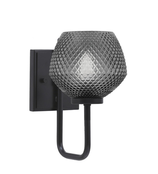 Toltec Lighting - 6221-MB-4622 - One Light Wall Sconce - Sandia - Matte Black
