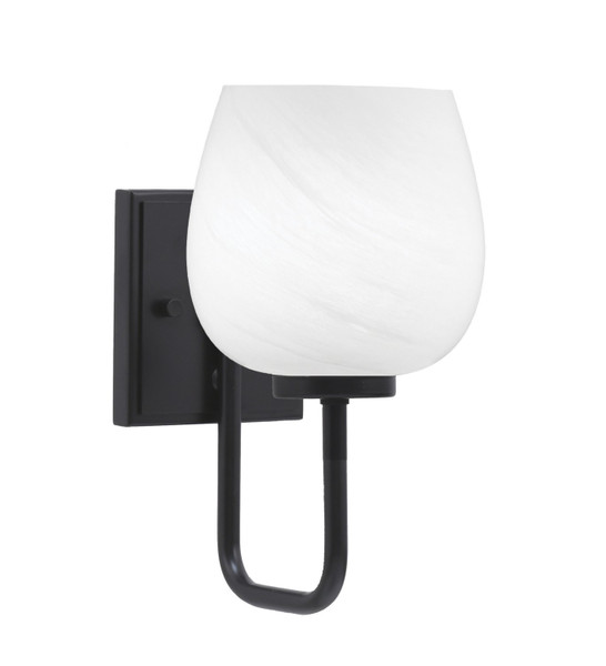 Toltec Lighting - 6221-MB-4811 - One Light Wall Sconce - Sandia - Matte Black