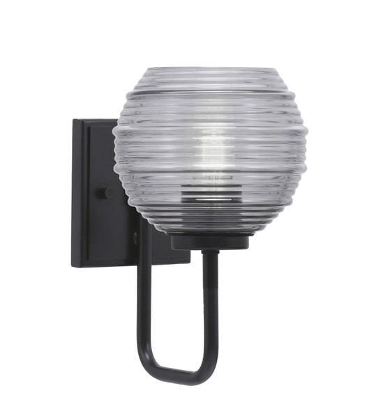 Toltec Lighting - 6221-MB-5112 - One Light Wall Sconce - Sandia - Matte Black