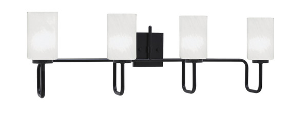 Toltec Lighting - 6224-MB-3001 - Four Light Bath Bar - Sandia - Matte Black