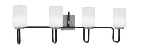 Toltec Lighting - 6224-MBGP-310 - Four Light Bath Bar - Sandia - Matte Black & Graphite