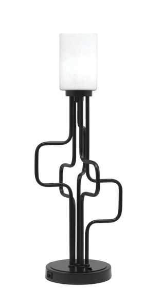 Toltec Lighting - 62-MB-310 - One Light Accent Lamp - Sandia - Matte Black