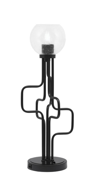 Toltec Lighting - 62-MB-4100 - One Light Accent Lamp - Sandia - Matte Black