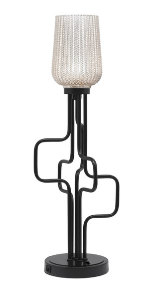 Toltec Lighting - 62-MB-4253 - One Light Accent Lamp - Sandia - Matte Black