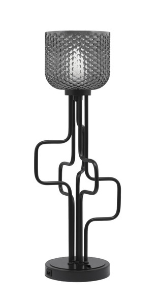 Toltec Lighting - 62-MB-4612 - One Light Accent Lamp - Sandia - Matte Black