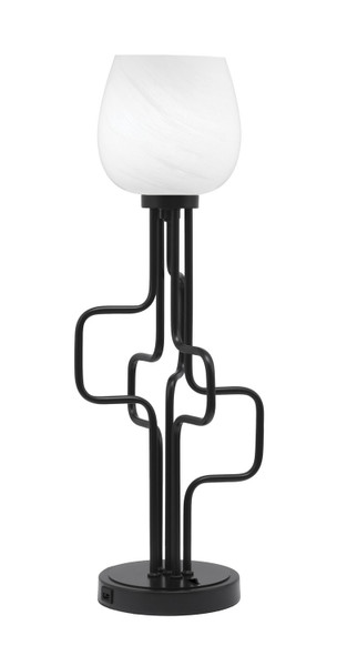 Toltec Lighting - 62-MB-4811 - One Light Accent Lamp - Sandia - Matte Black