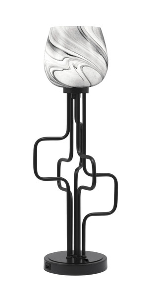 Toltec Lighting - 62-MB-4819 - One Light Accent Lamp - Sandia - Matte Black