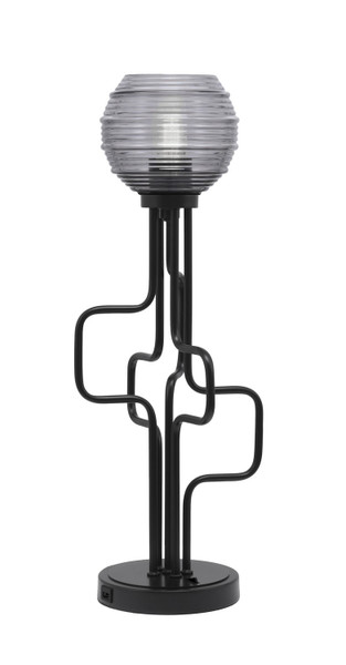 Toltec Lighting - 62-MB-5112 - One Light Accent Lamp - Sandia - Matte Black