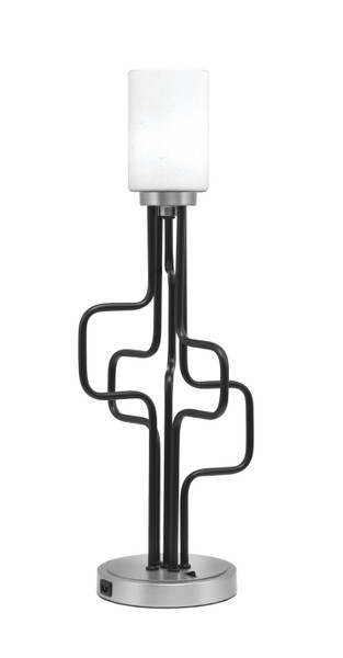 Toltec Lighting - 62-MBGP-310 - One Light Accent Lamp - Sandia - Matte Black & Graphite