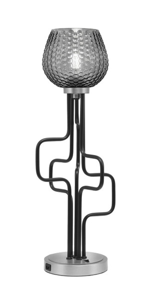 Toltec Lighting - 62-MBGP-4602 - One Light Accent Lamp - Sandia - Matte Black & Graphite