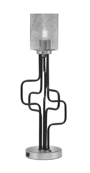 Toltec Lighting - 62-MBGP-542 - One Light Accent Lamp - Sandia - Matte Black & Graphite