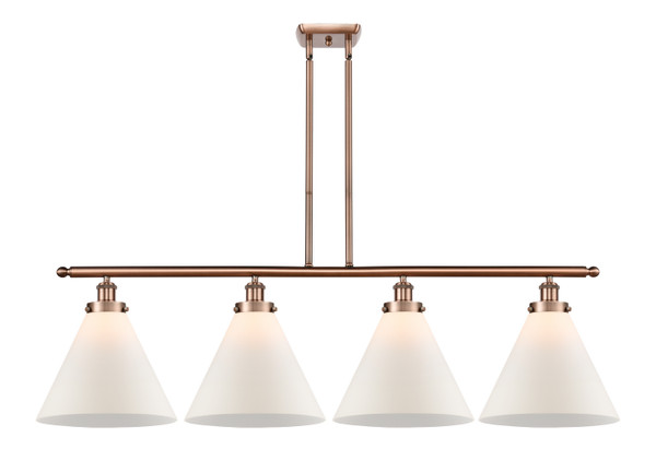 Innovations - 916-4I-AC-G41-L - Four Light Island Pendant - Ballston Urban - Antique Copper