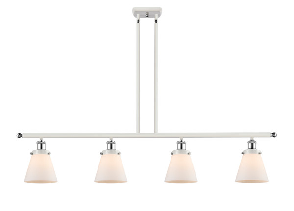 Innovations - 916-4I-WPC-G61-LED - LED Island Pendant - Ballston Urban - White Polished Chrome
