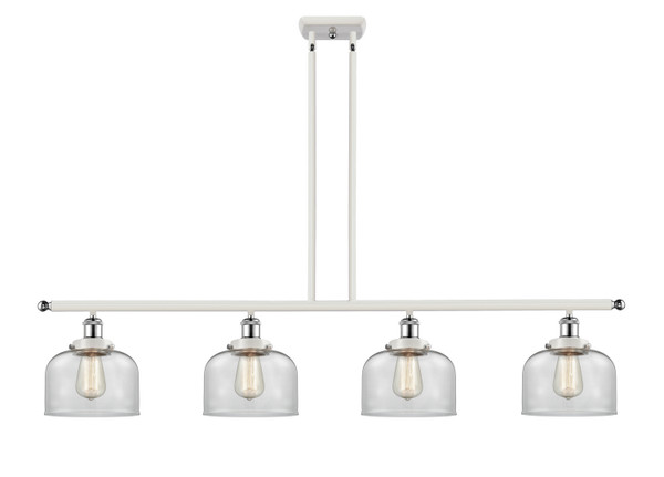 Innovations - 916-4I-WPC-G72 - Four Light Island Pendant - Ballston Urban - White Polished Chrome