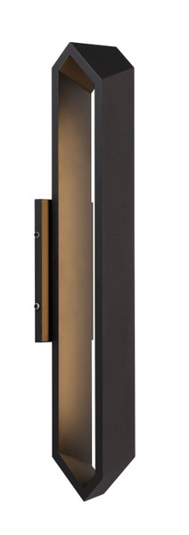 George Kovacs - P1210-066-L - LED Outdoor Wall Mount - Pitch - Sand Coal Black