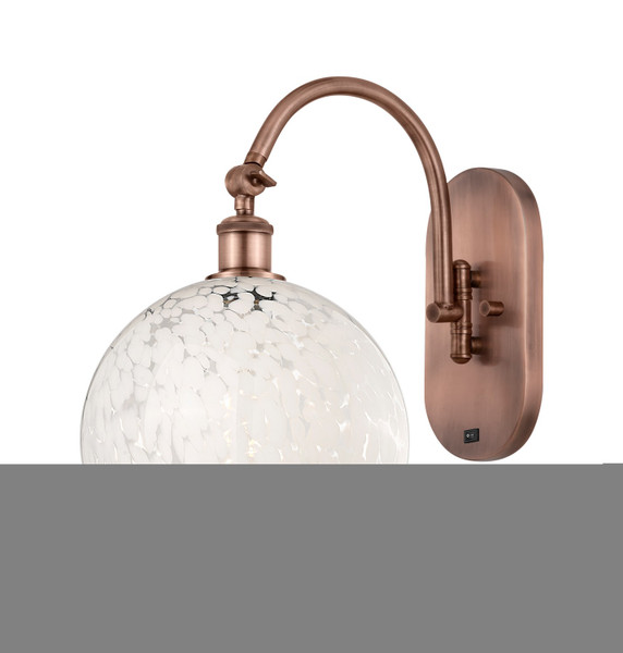 Innovations - 918-1W-AC-G1216-10WM - One Light Wall Sconce - Ballston - Antique Copper