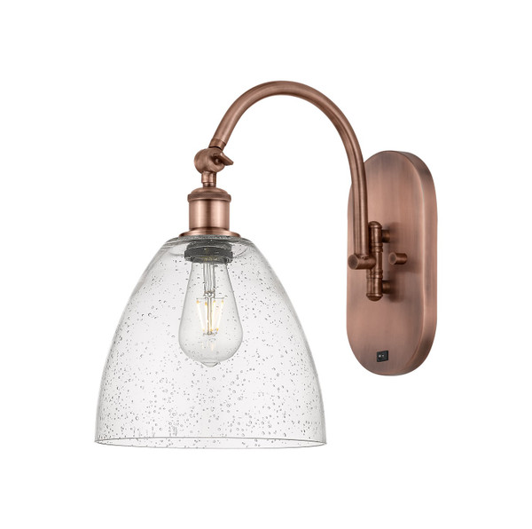 Innovations - 918-1W-AC-GBD-94 - One Light Wall Sconce - Ballston - Antique Copper
