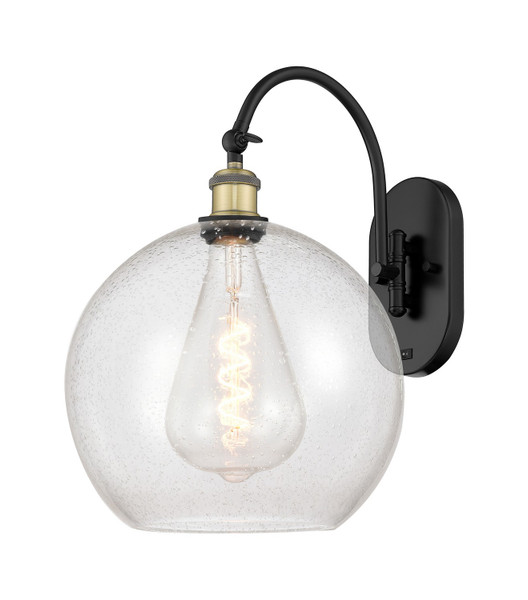 Innovations - 918-1W-BAB-G124-12 - One Light Wall Sconce - Ballston - Black Antique Brass
