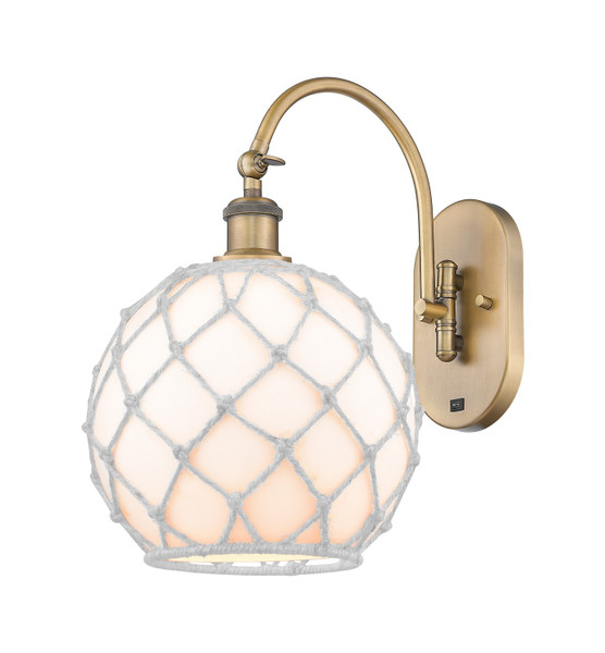 Innovations - 918-1W-BB-G121-10RW - One Light Wall Sconce - Ballston - Brushed Brass