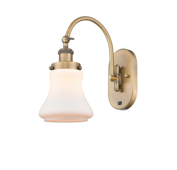 Innovations - 918-1W-BB-G191 - One Light Wall Sconce - Franklin Restoration - Brushed Brass
