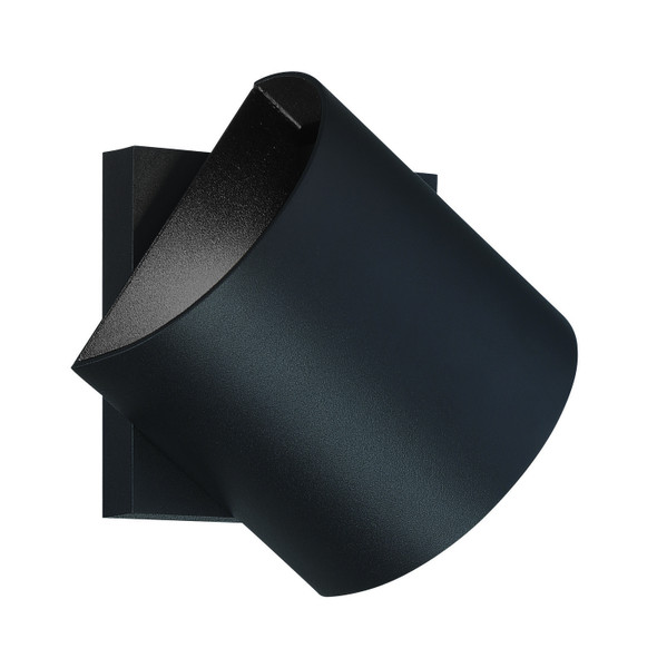 George Kovacs - P1244-066-L - LED Outdoor Wall Sconce - Revolve - Sand Black