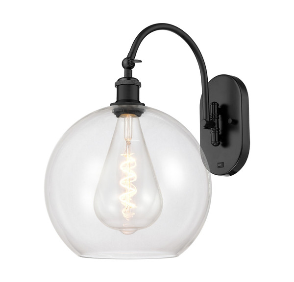 Innovations - 918-1W-BK-G122-12 - One Light Wall Sconce - Ballston - Matte Black
