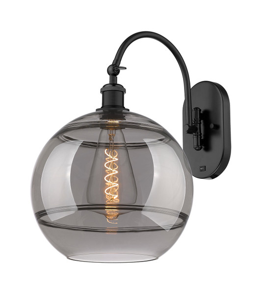 Innovations - 918-1W-BK-G556-12SM - One Light Wall Sconce - Ballston - Matte Black