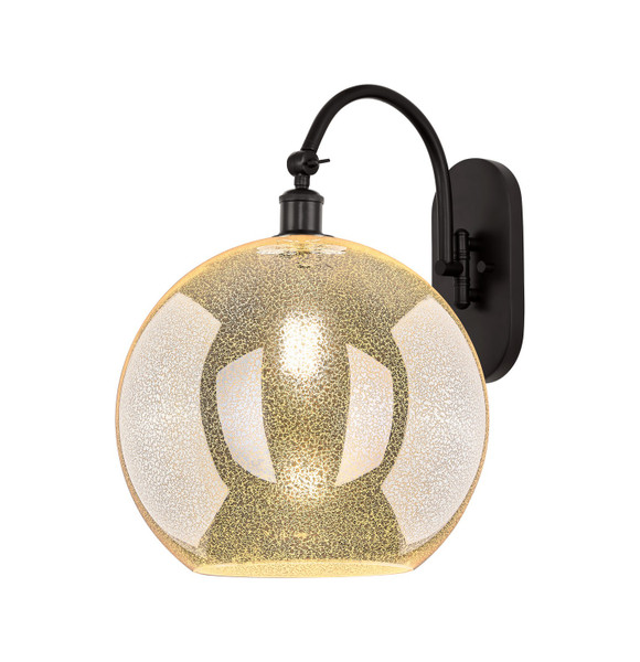 Innovations - 918-1W-OB-G128-12 - One Light Wall Sconce - Ballston - Oil Rubbed Bronze