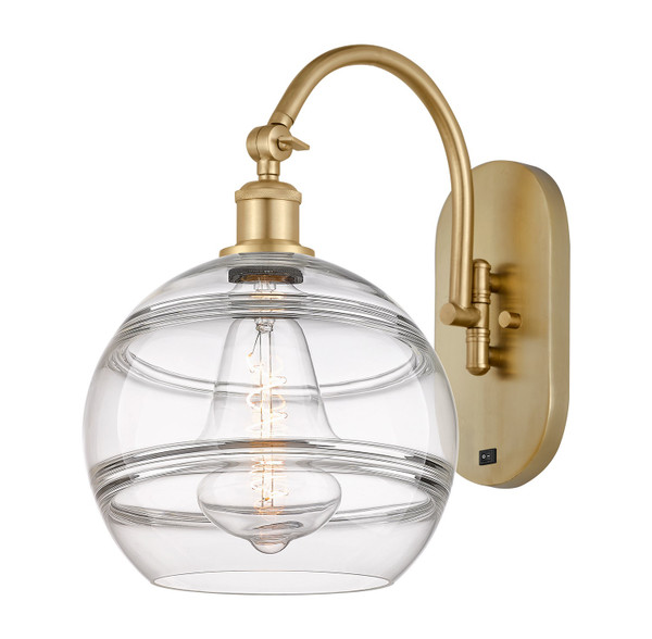 Innovations - 918-1W-SG-G556-10CL - One Light Wall Sconce - Ballston - Satin Gold