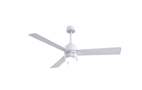 Matthews Fan Company - SS-MWH-MWH-52 - 52 Ceiling Fan - Steven - Matte White