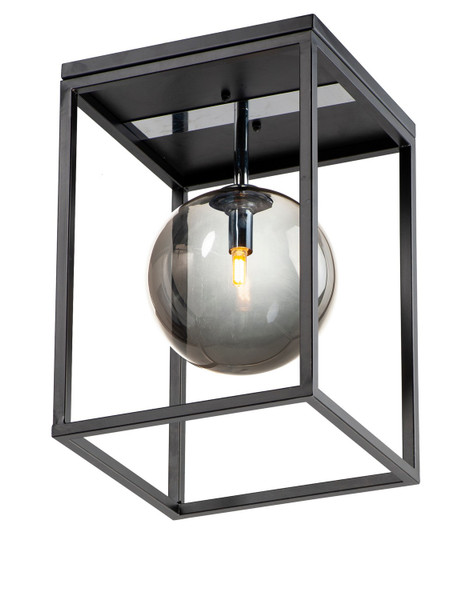 Maxim - 11360MSKBKPC - LED Flush Mount - Fluid - Black / Polished Chrome