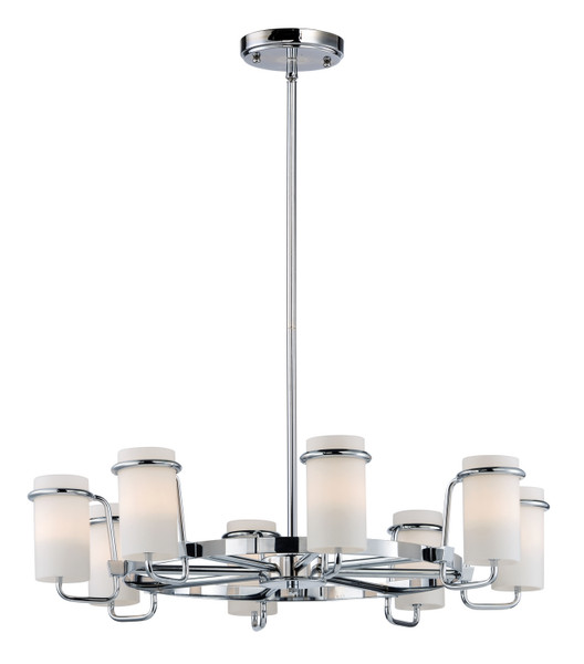 Maxim - 22029SWPC - Eight Light Chandelier - Avant - Polished Chrome