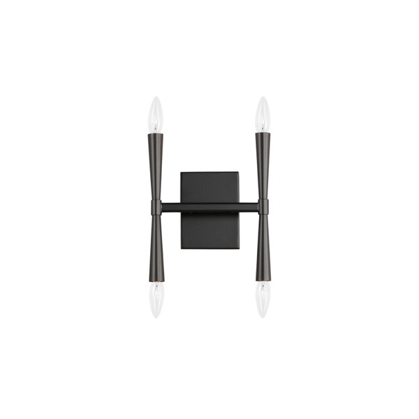 Maxim - 24622BK - Four Light Wall Sconce - Rome - Black